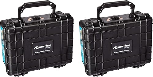 Apache Estuche rígido protector hermético con inserto de espuma personalizable 9-316 (w k)