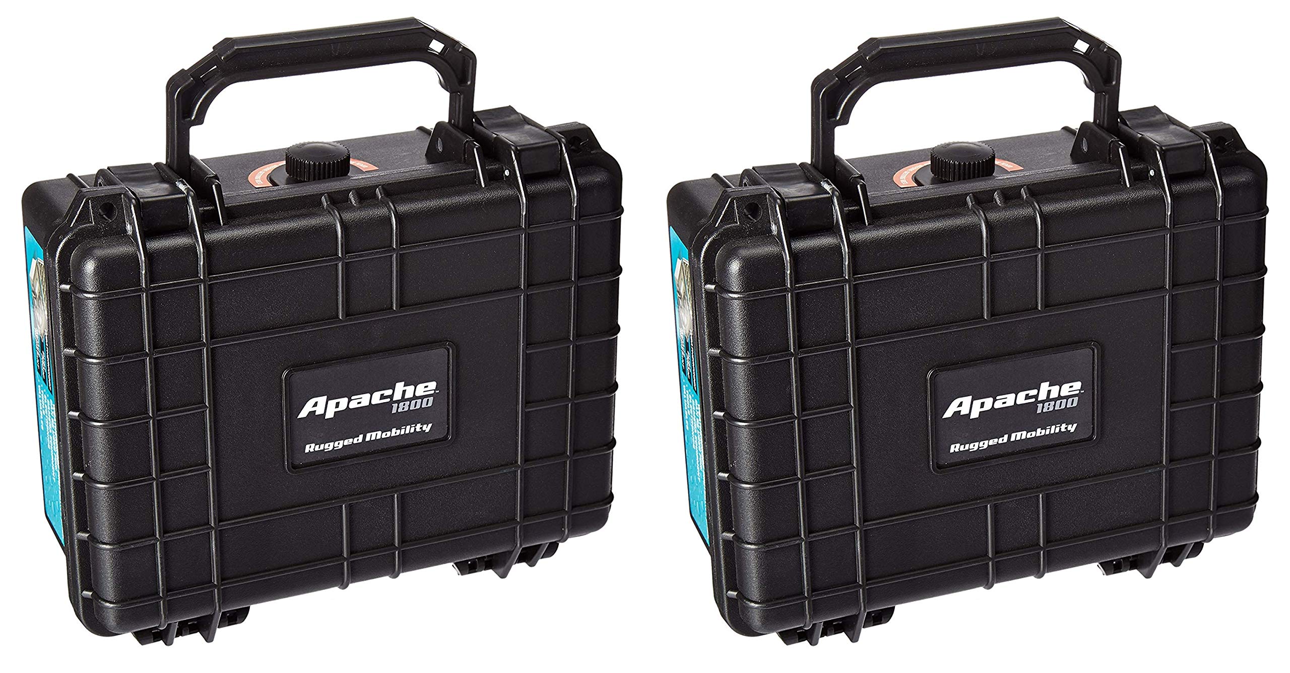 Apache Watertight Protective Hardcase with Customizable Foam Insert 9-3/16 (Тwо Расk)