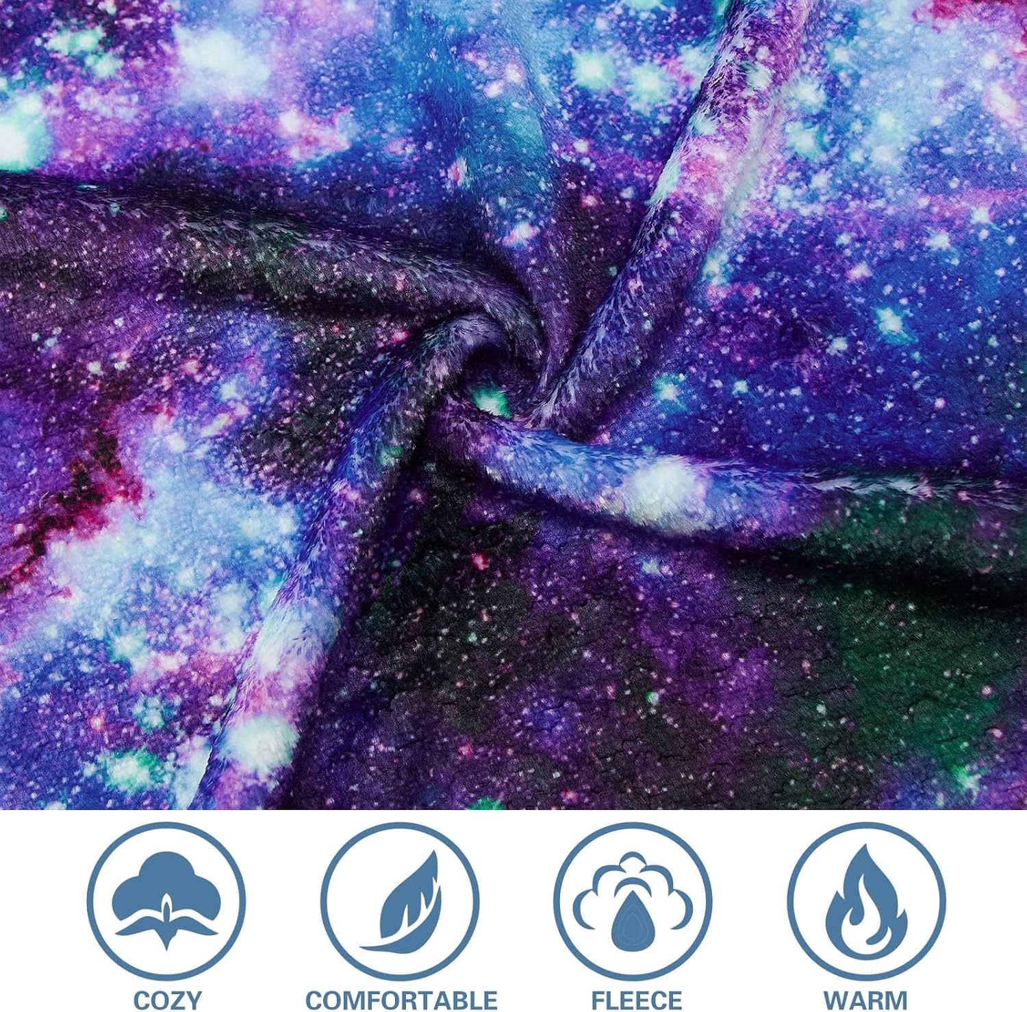 Funnycokid Boys Robe Kids Hooded Fleece Bathrobe Flannel Pajamas Soft Sleepwear 7-14 Years - Image 7