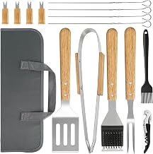 Grill Accessories Kit,Stainless Steel BBQ Grilling Utensils