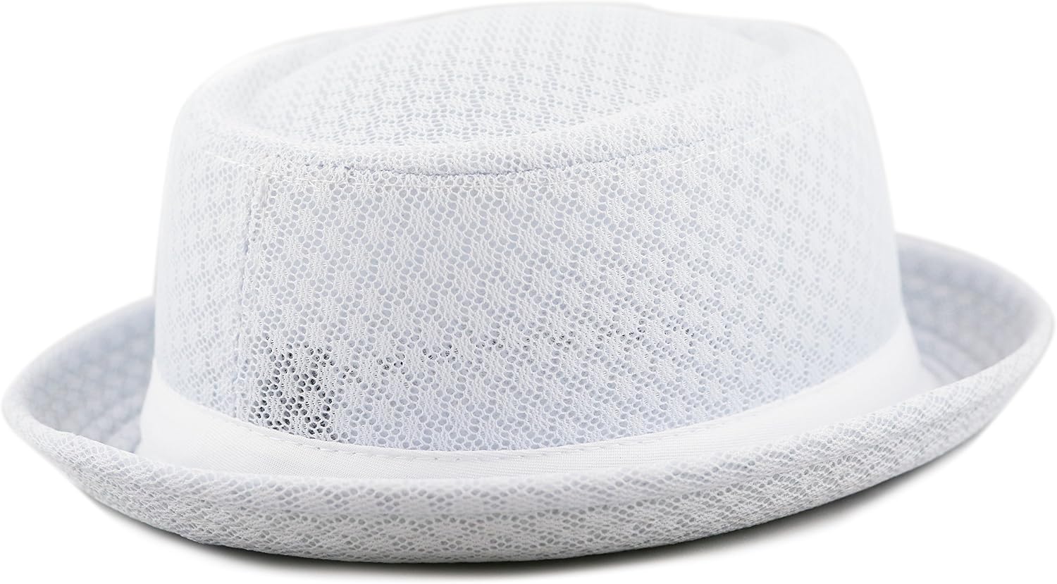 The Hat Depot Unisex Light Weight Classic Soft Cool Mesh Pork Pie hat