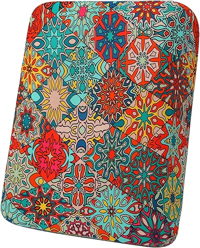 Miniatura 18 de hyha Fundas de cojín de sofá estampadas, fundas de sofá florales lavables para sofá de 3 cojines, fundas de cojín elásticas con patrón de Rojo y