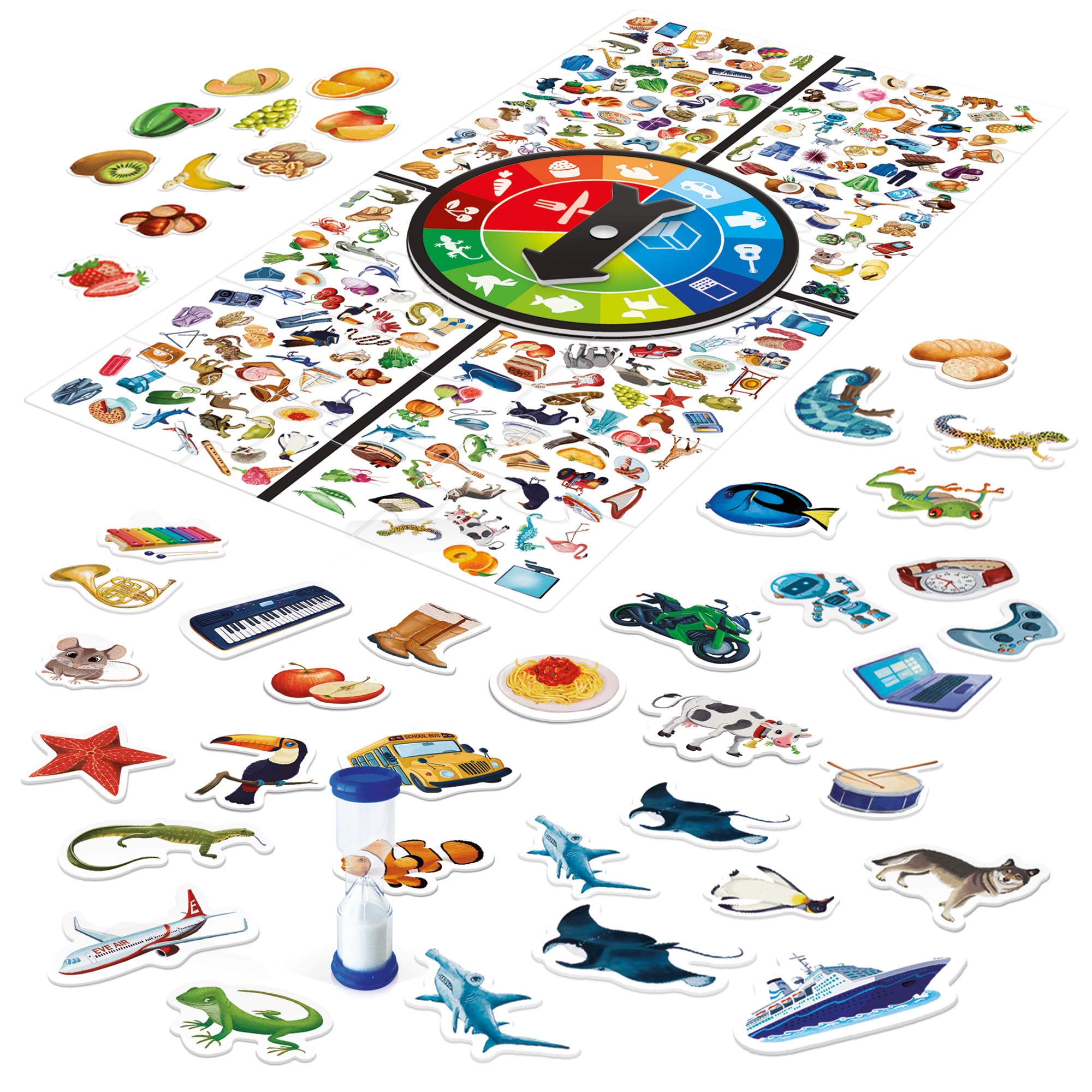 HEADU - Observaction - Concentration Et Logique ! | Jeu De Société 4 5 6 7 8 9 10 Ans, Jeu de Plateau pour Enfants, Idée Cadeau Enfants Fille Garçon, Jeu Amusant et Èducatif, Made in Italy