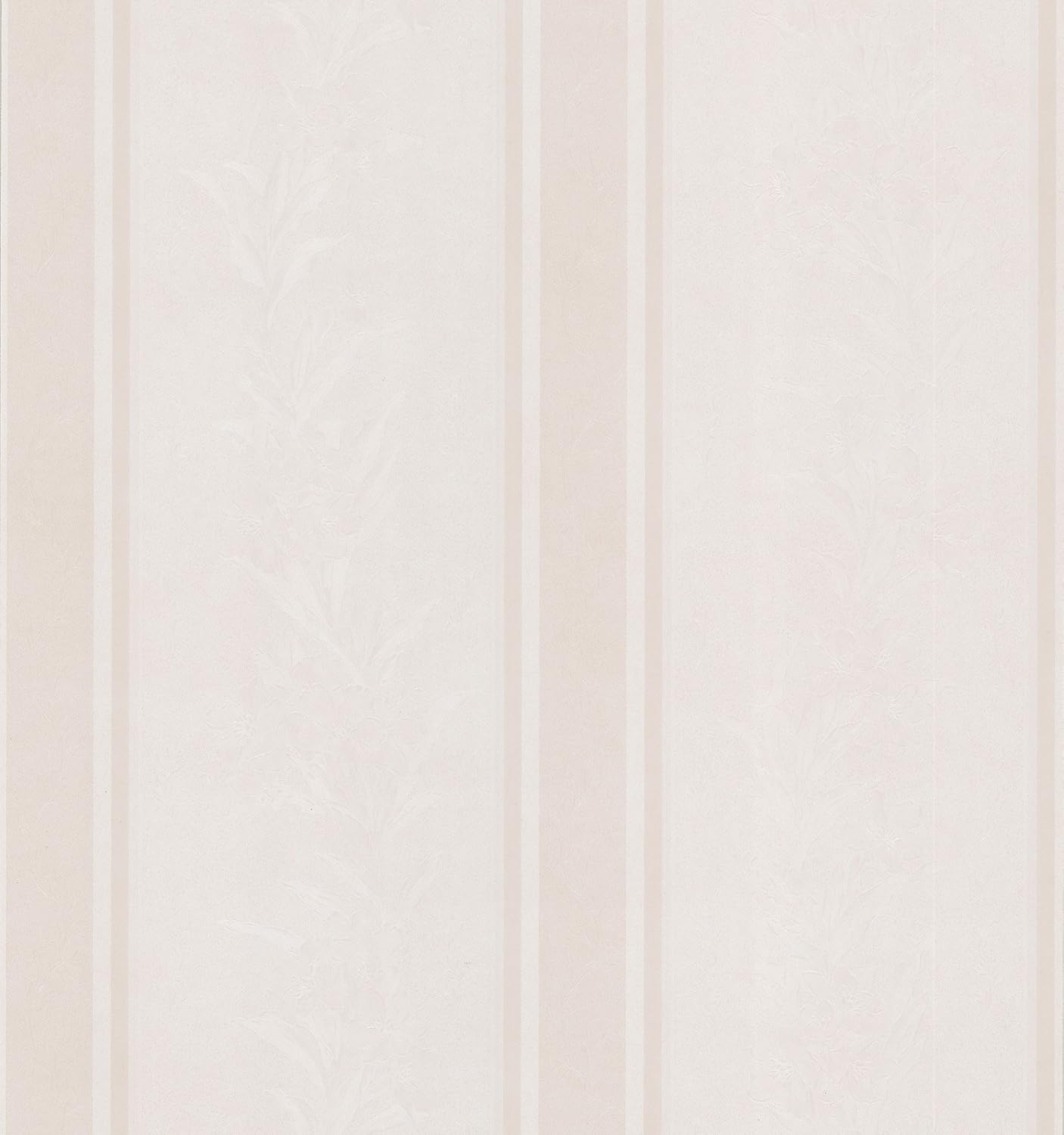 Brewster Home Fashions 974-60913 Mirage Vintage Legacy III Blossom Emboss Stripe Wallpaper, 20.5-Inch by 396-Inch, Cream
