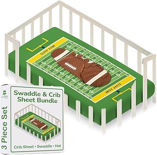 Cuddle Club Newborn Swaddle Gift Set - Crib Sheet, Swaddle Blanket and Hat