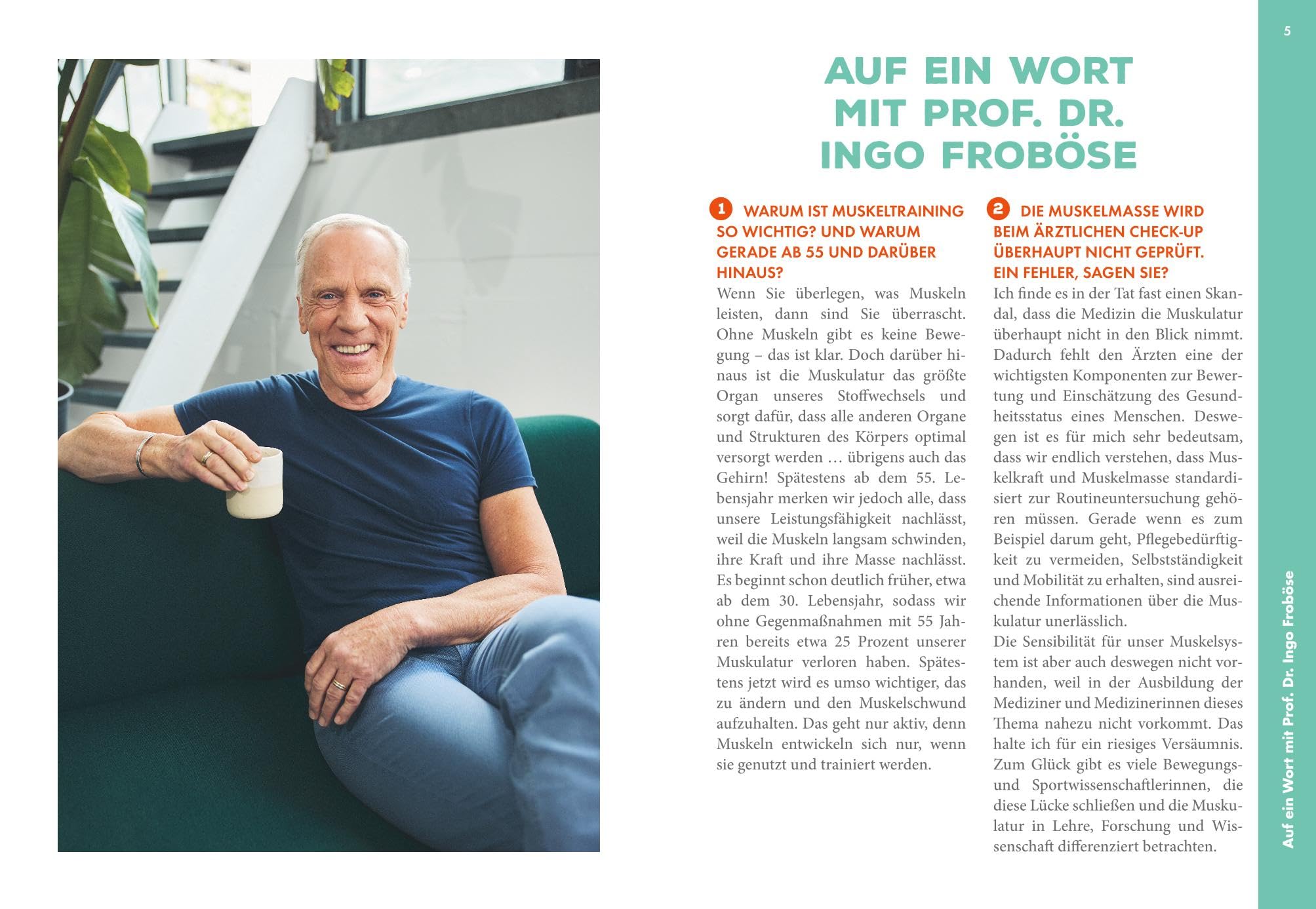 Das 5x5-Prinzip: Mit starken Muskeln länger und gesünder leben - für alle ab 55