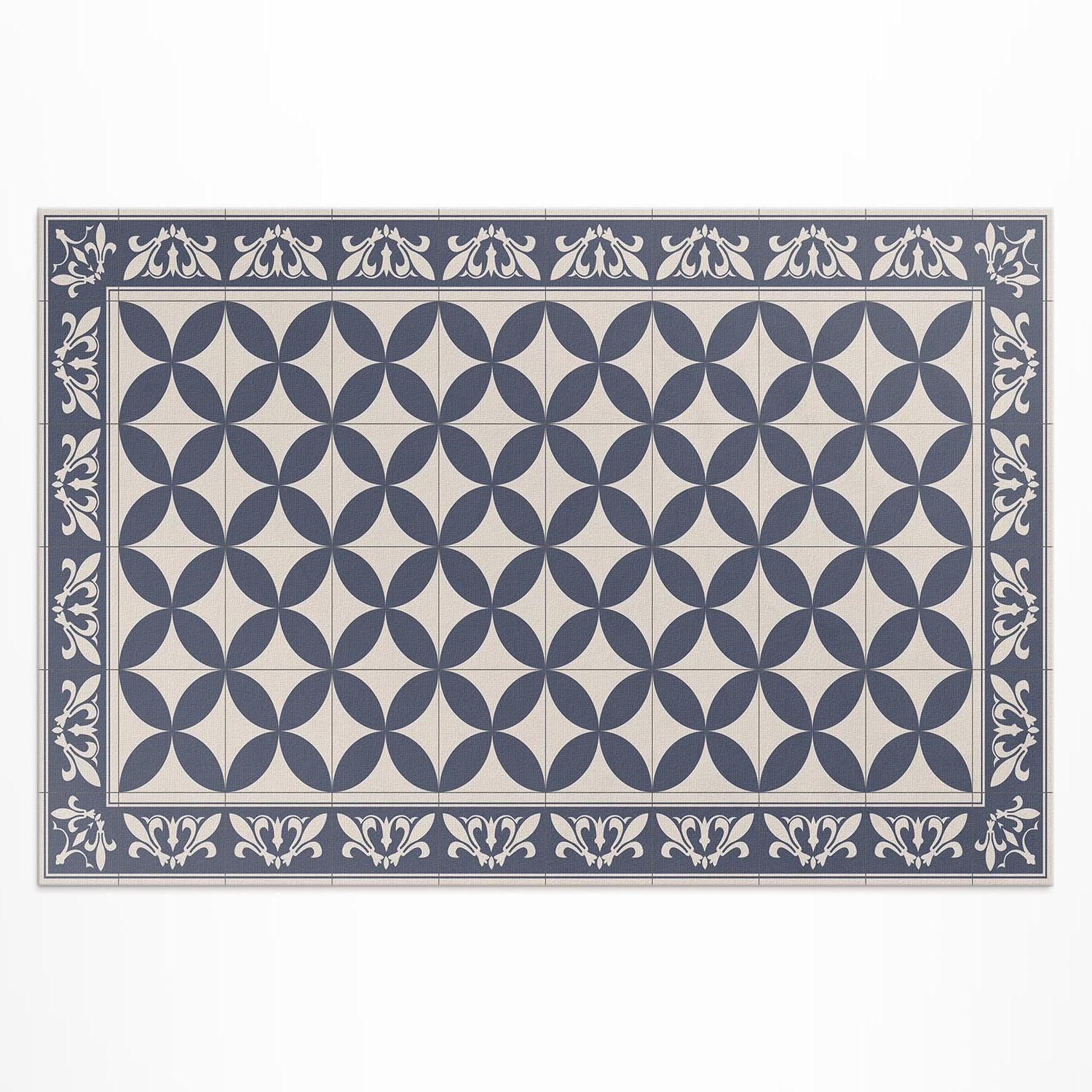 Tapis de jardin extérieur rectangle 80x120 résistant UV balcon