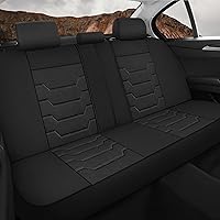 Vista 30 de CAROMOP Breathable Car Seat Cover 2 Front Seats, 3D Air Mesh Cloth Seat Covers for Cars, Universal Fit Automotive Car Interior Covers for SUV Vans