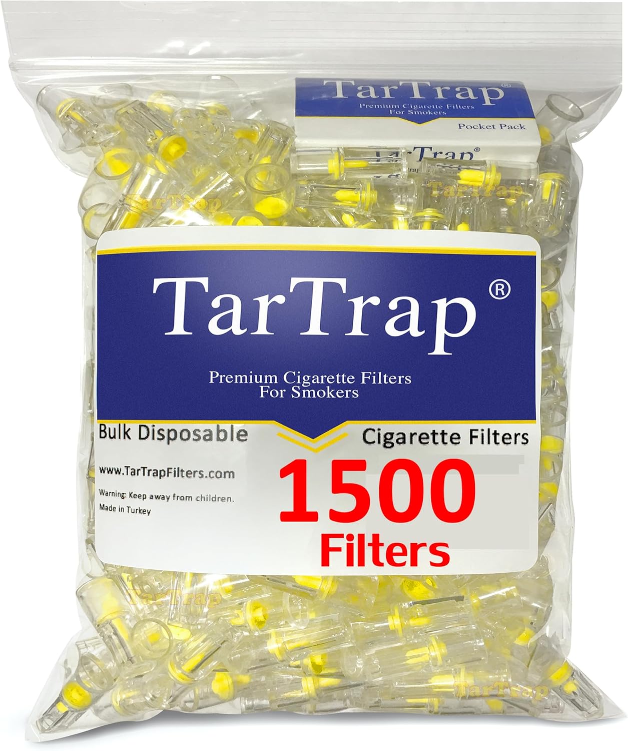 1500 Filters | 4 Free Lighters | Premium Cigarette Filters | Fits Regular & King Size | Easy-to-Use, Enhanced Filtering | Elevate Your Smoking Experience