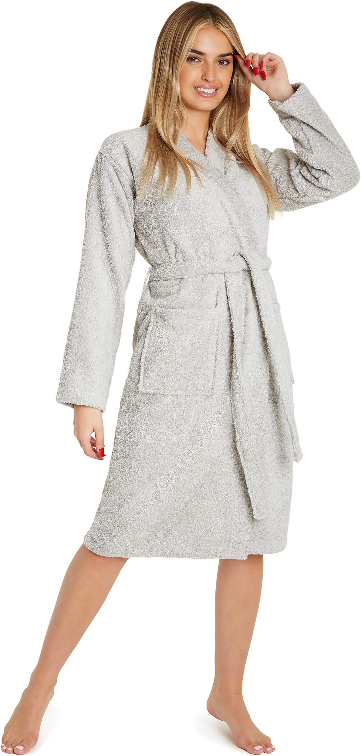 CityComfortBath Robes for Women Cotton Towelling Dressing Gown