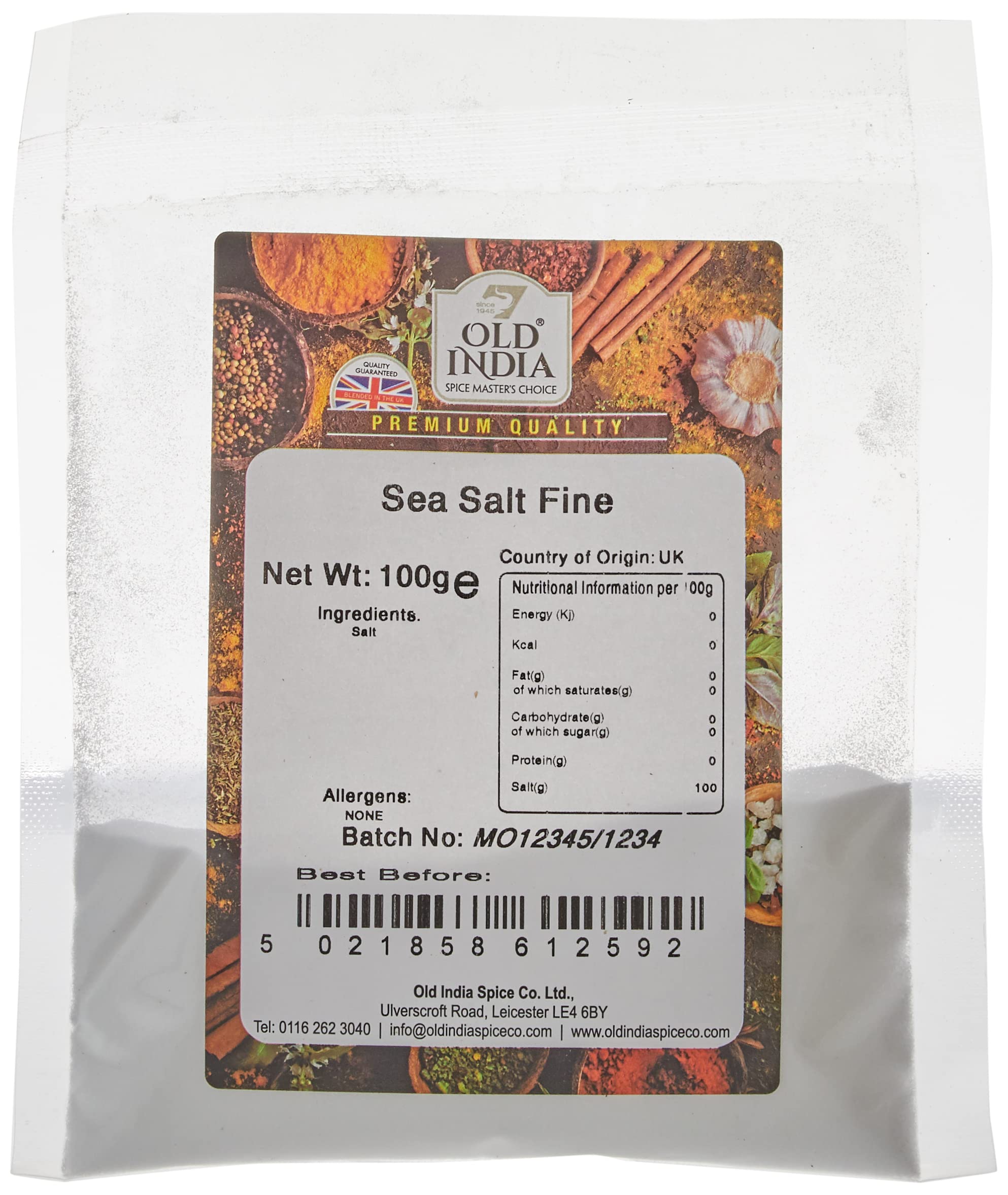 Old India Sea Salt Fine 100g