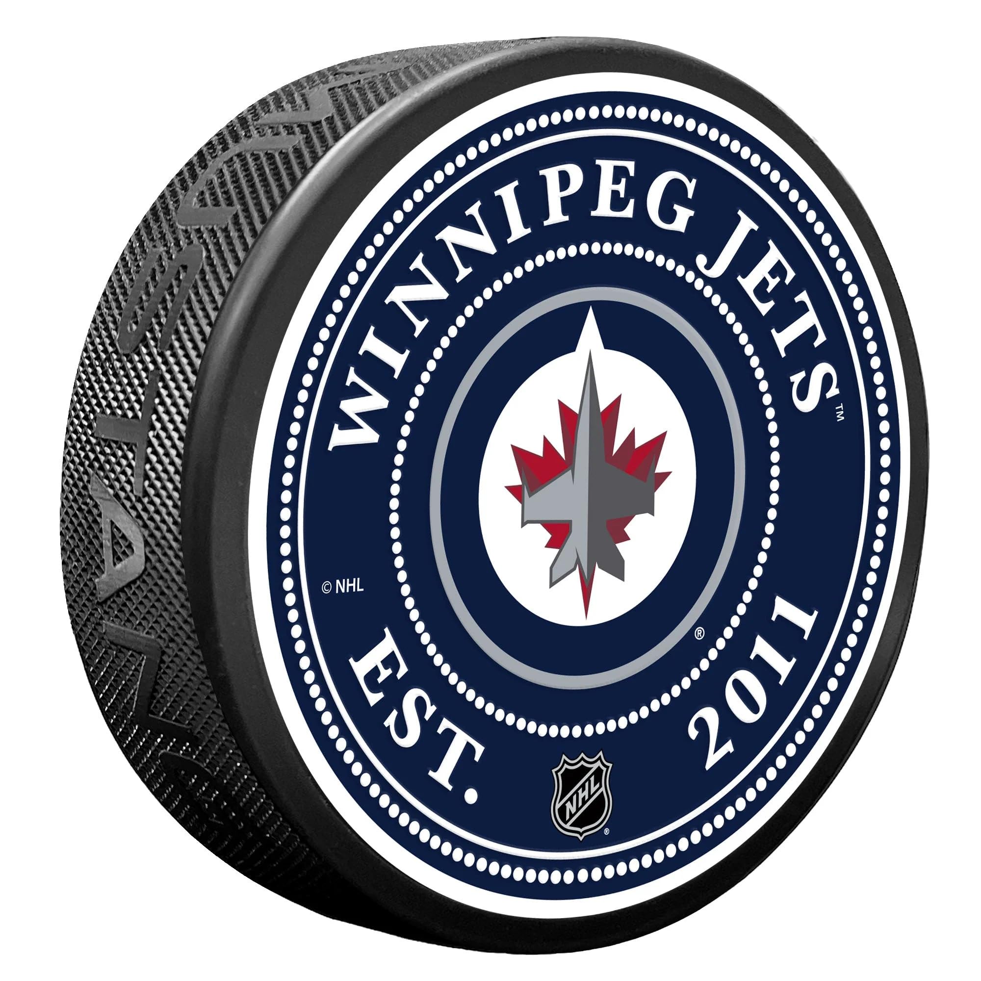 Sports Decor Winnipeg Jets Puck - Stud