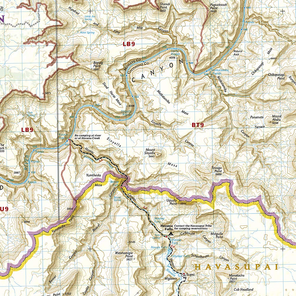 Grand Canyon West [Grand Canyon National Park] (National Geographic Trails Illustrated Map)