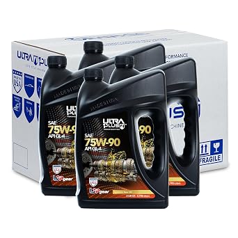 ULTRA 1PLUS SAE 75W-90 Synthetic Gear Oil API GL-4 4 US Gallon - 16 QTS