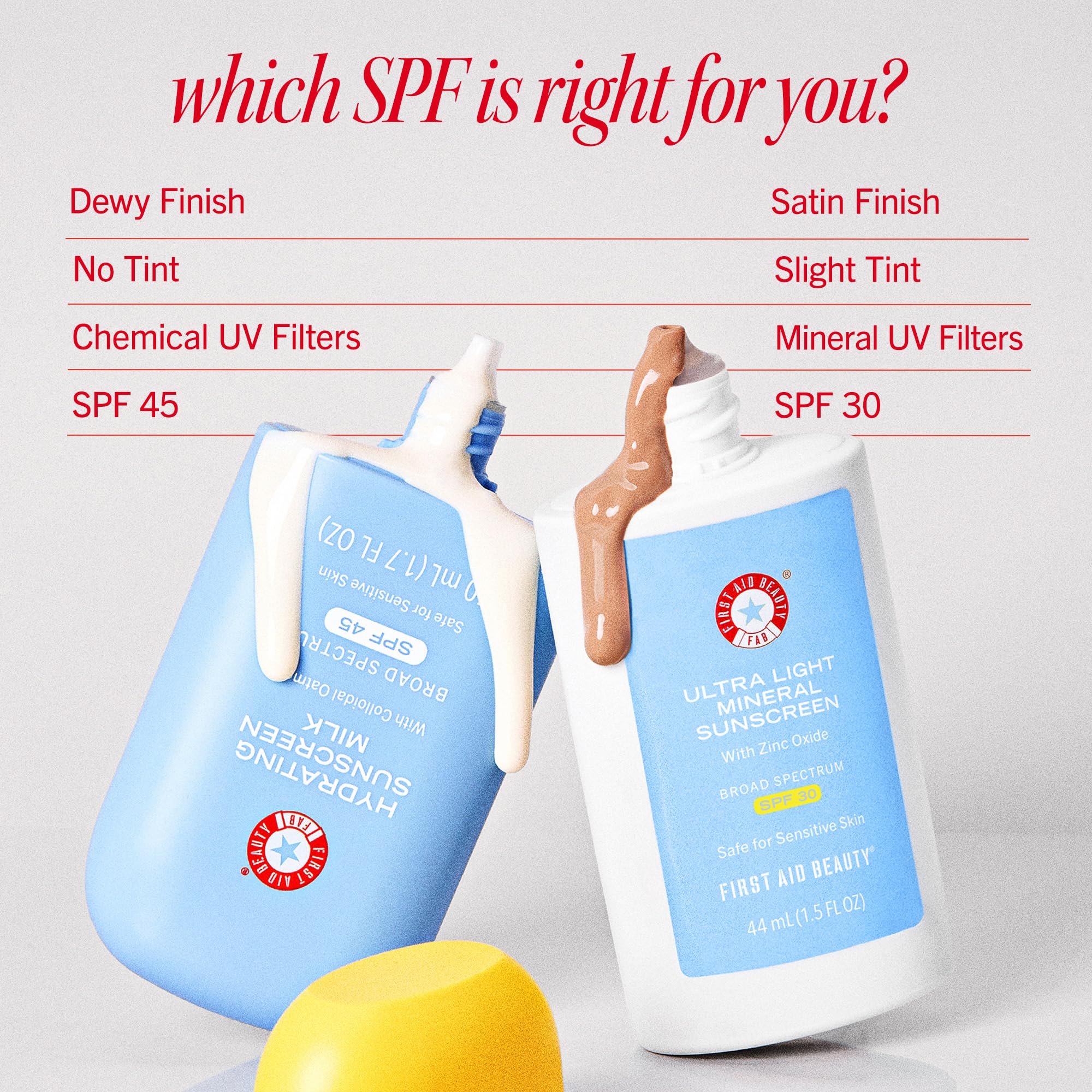 First Aid Beauty Sunscreen Milk SPF 45 -8