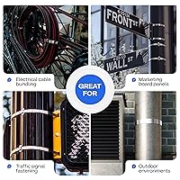 Vista 5 de IDL Packaging Kit de bandas de acero inoxidable 201 de 1/2 pulgada, herramienta de bandas de alta resistencia + bobina de bandas de acero inoxidable