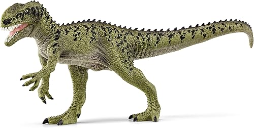 Schleich Figura realista de monolofosaurio de dinosaurios, juguete de dinosaurio jurásico prehistórico detallado, altamente duradero para educación