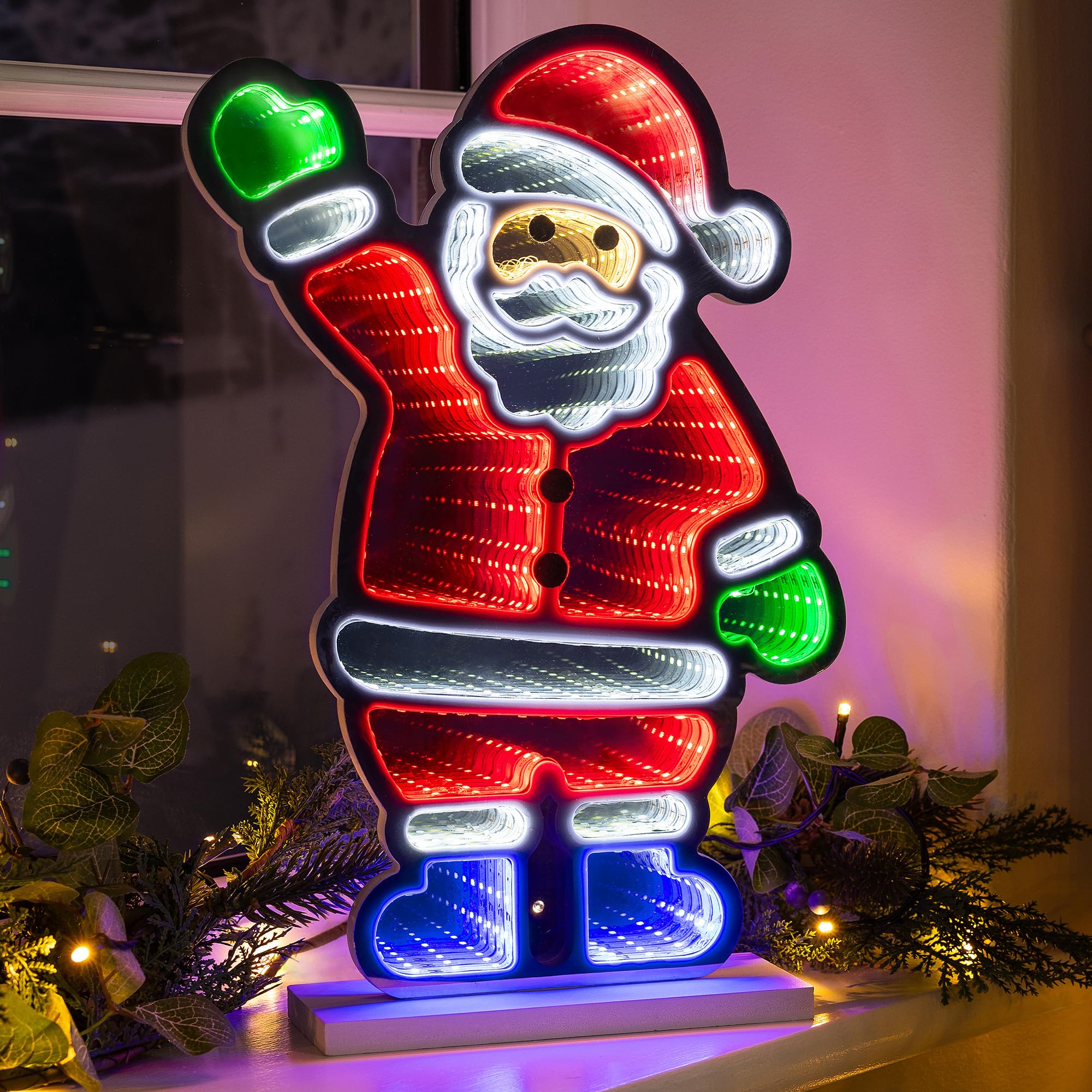 Christow Light Christmas Santa Infinity