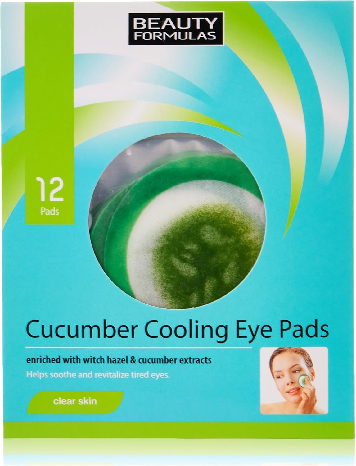 Beauty Formulas Clear Skin Cucumber Cooling Eye Pads 12'S Amazon.co