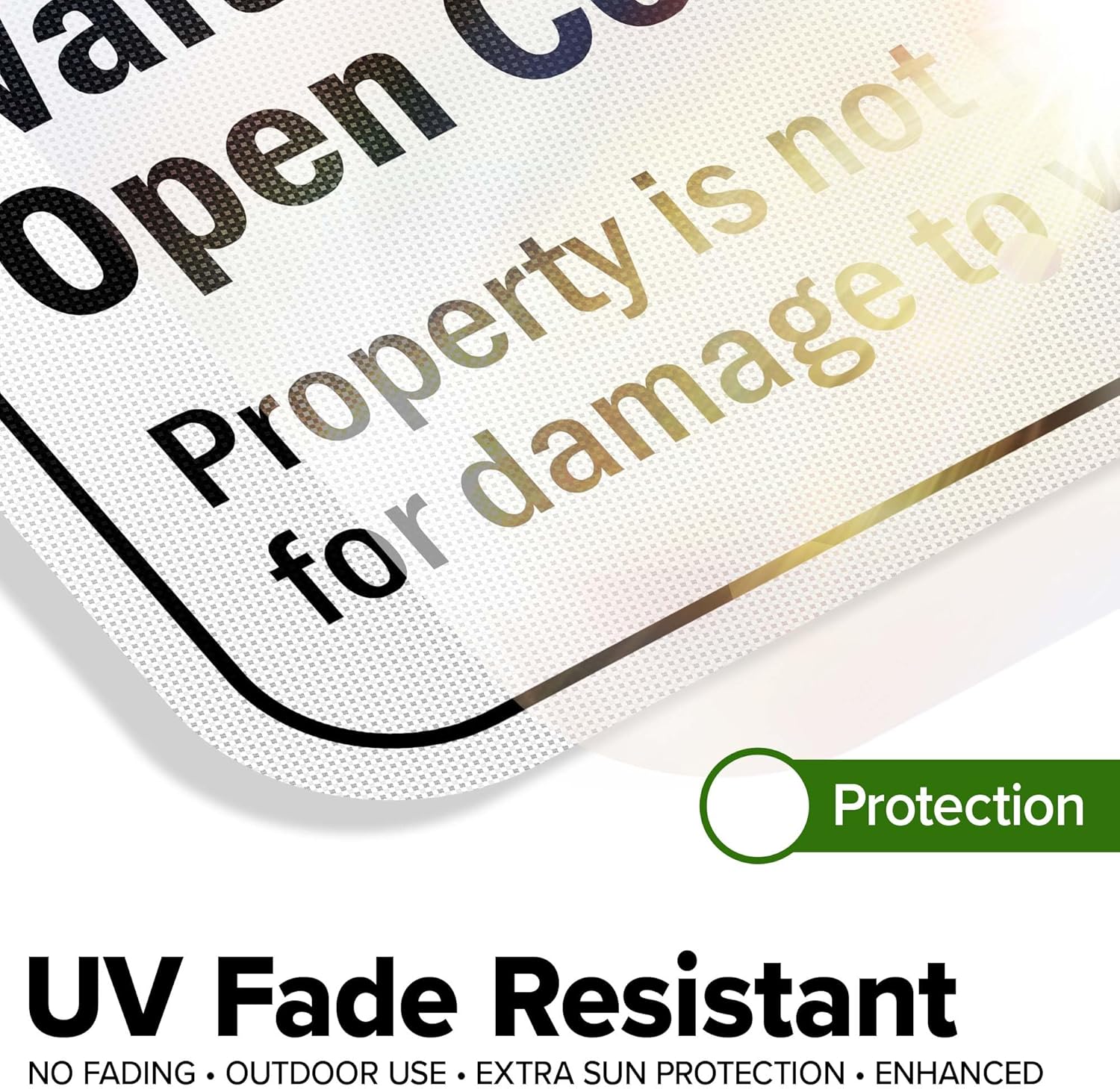 Caution Automatic Gates Wait For Gate To Open Completely Property Sign, 12x18 Inches, 3M EGP Reflective .063 Aluminum, Fade Resistant, Made in USA by My Sign Center