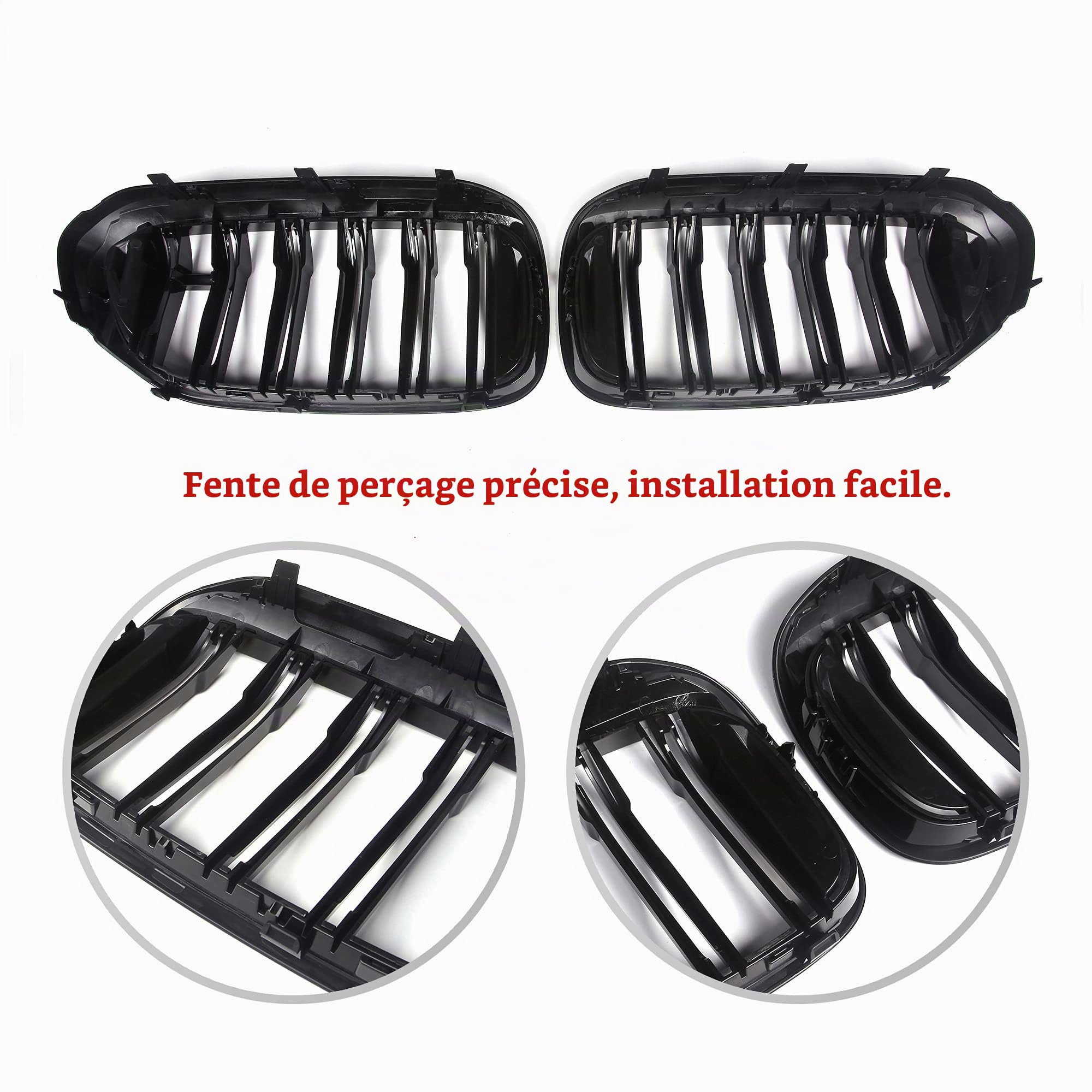 Kühlergrill Nieren Passend pour BMW 5er G30 G31 Pre-LCI 2017-2020