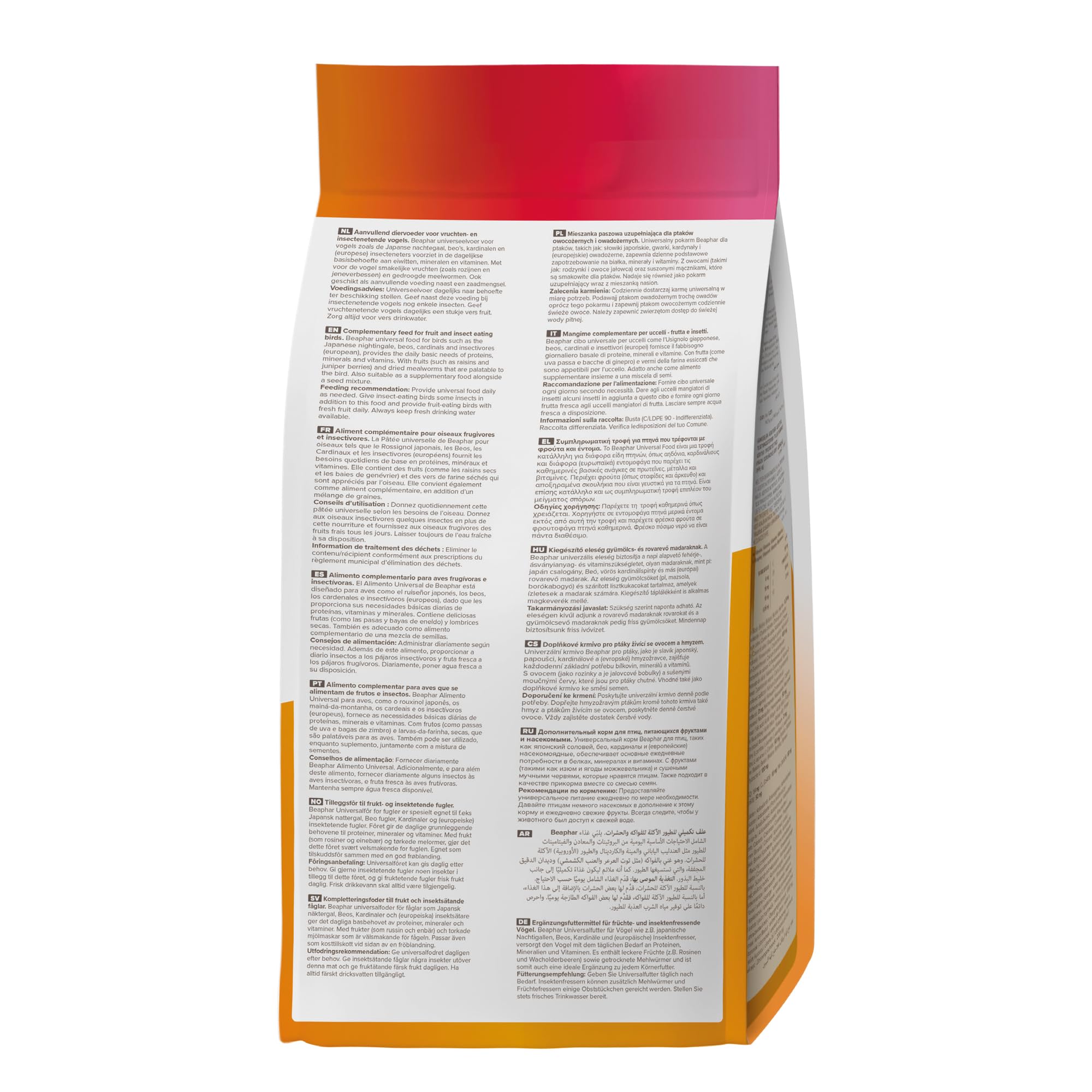 Beaphar ALIMENTO Universal Aves - 1KG