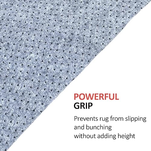 Miniatura 4 de Home Must Haves Almohadilla de alfombra de 0.025 pulgadas de grosor de 5 x 8 pies con agarre antideslizante