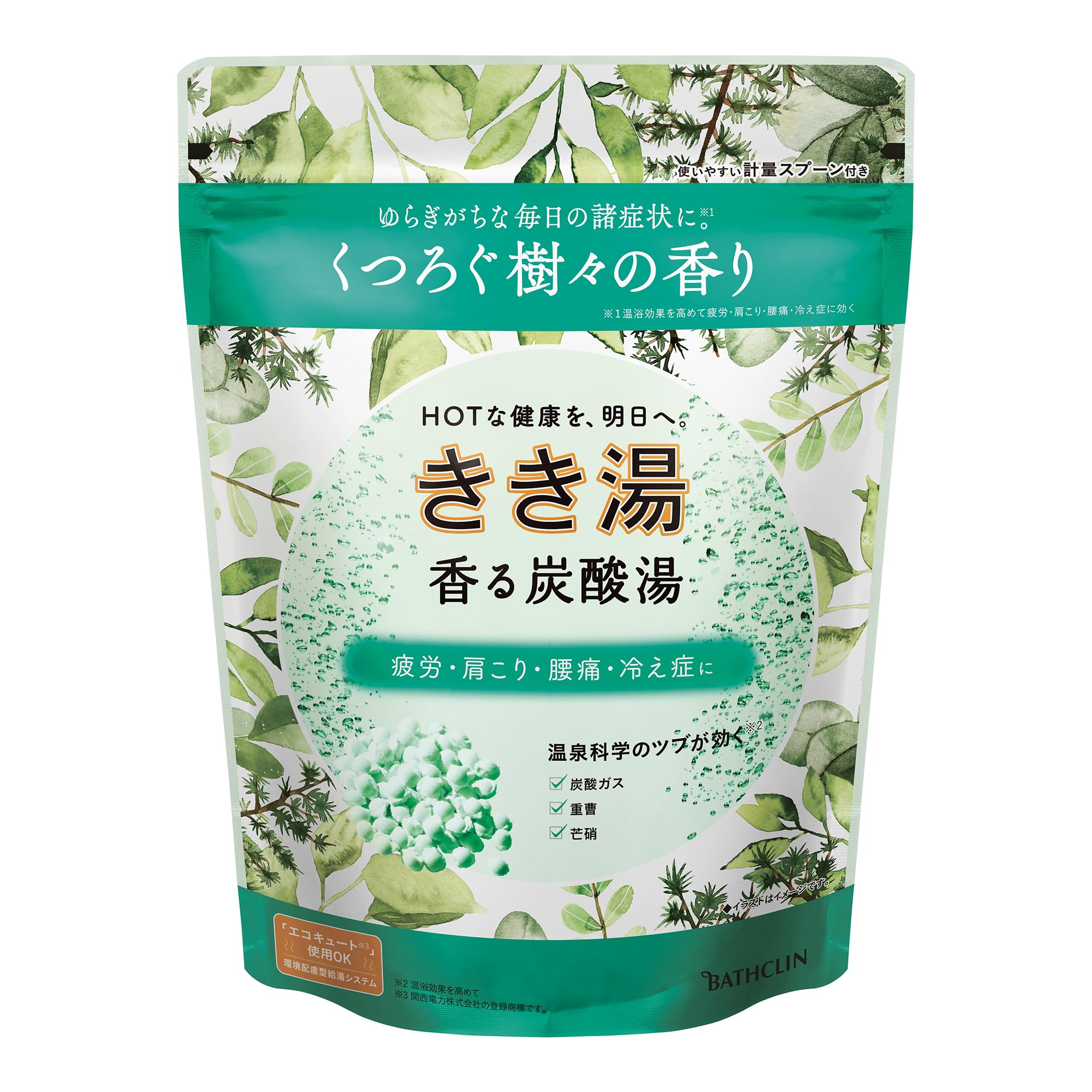 KiKi湯 Fragrant Carbonated Bath Salts, Tree Fragrance, 360g (Approx. 12 Uses) [Medicinal Bath Additive] Carbonated Bath Salts for Fluctuating Daily Symptoms, Busukurin : Beauty
