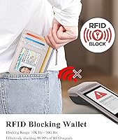Teskyer Porta Carte Credito Uomo - Blocco RFID, Contiene fino a 8 Carte, 1 Finestra per Documenti, 1 Tasca per Monete con Cerniera, Minimalista, Similpelle, Beige