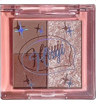 Paleta de 3 colores de sombra de ojos con aca...