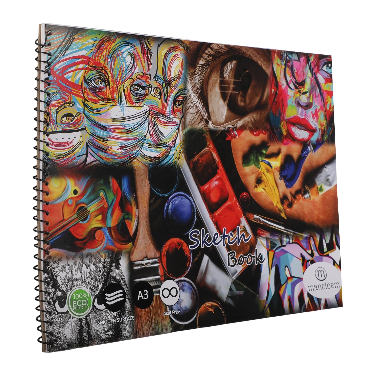 See full amazon price history chart for Mancloem A3 Spiral Bound Sketch Book | 140 GSM | 30 Sheets, 60 Pages | Ideal for Drawing, Sketching, Colouring and Painting| Pack of 2 Mancloem A3 Spiral Bound Sketch Book | 140 GSM | 30 Sheets, 60 Pages | Ideal for Drawing, Sketching, Colouring and Painting| Pack of 2 (B08HR5NGQP) Amazon Price History, Amazon Price Tracker