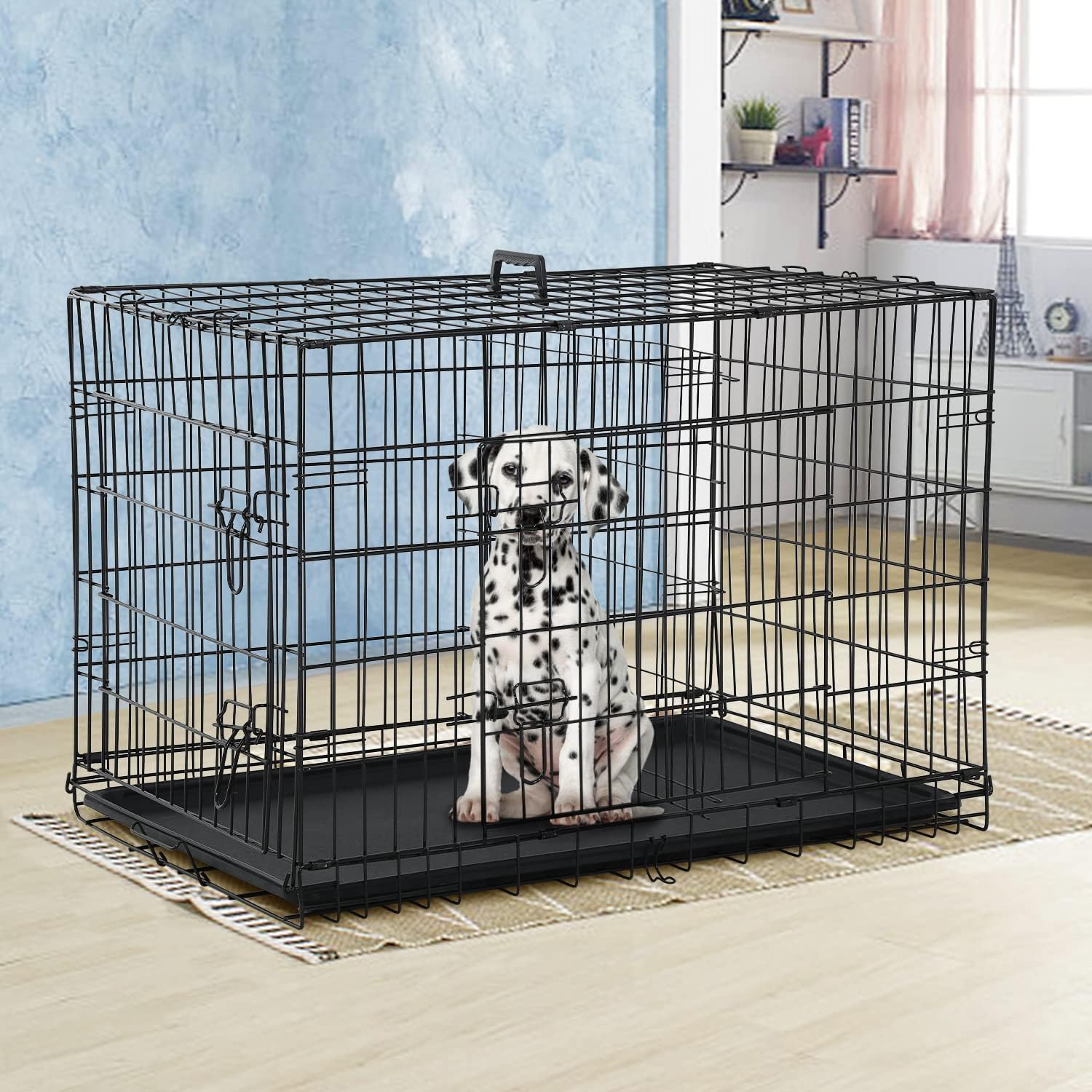 42 Inch Large Dog Crate Pet Cage Pet & Animal Kennel Dog