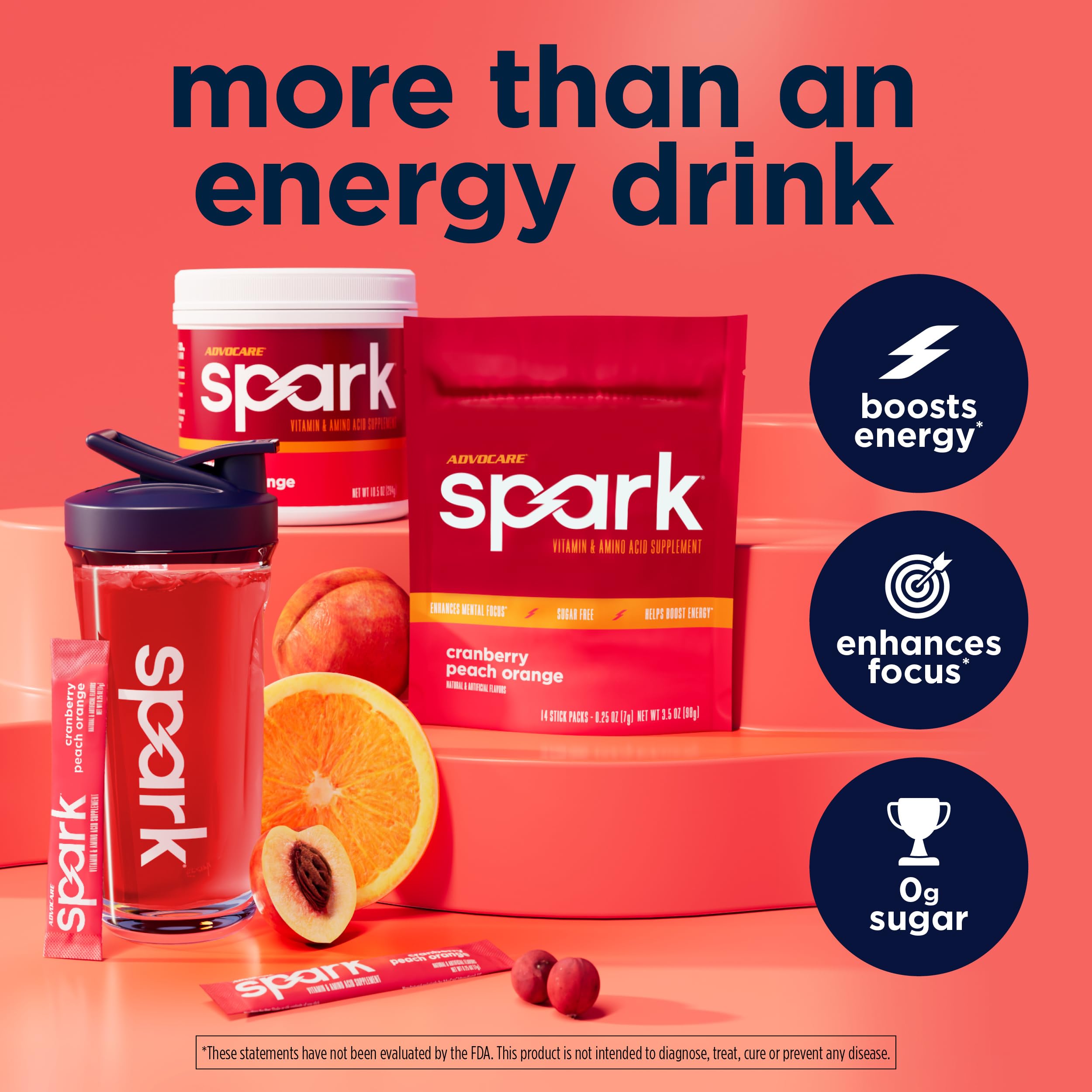 Amazon.com: AdvoCare Spark - Energy Drink Mix - Vitamin & Amino