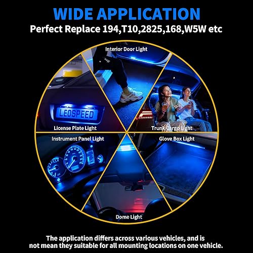 Miniatura 134 de Yorkim Bombilla LED 7440, luces rojas brillantes, bombillas LED T20, 7443 LED, 7441 LED, W21W LED, 7444 bombillas, para luz de marcha atrás/de Rojo