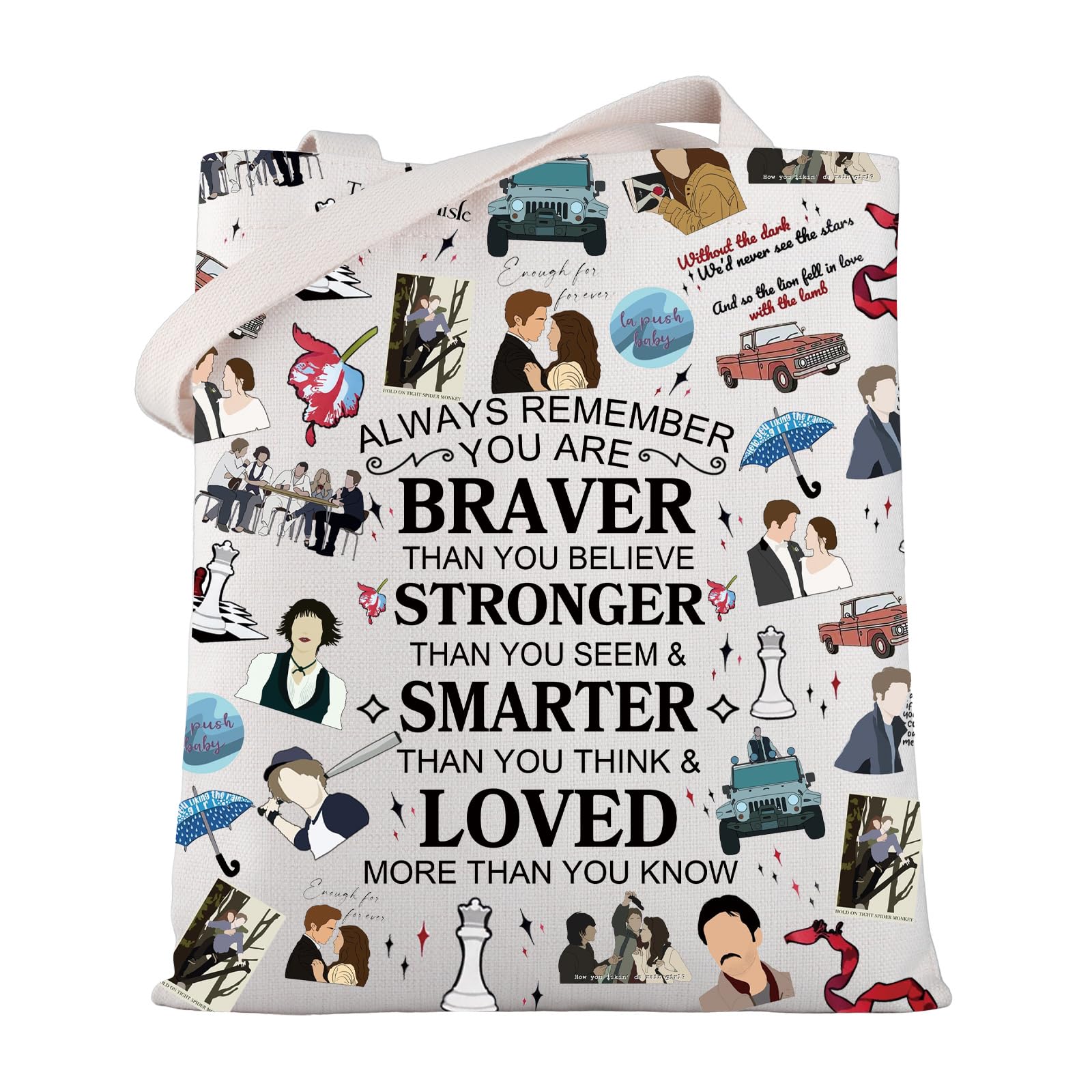 WSNANG Vampire Movie Inspired Gift Bella Tote Bag Vampire Lover Shoulder Bag Cullen Gift Vampire Movie Merch