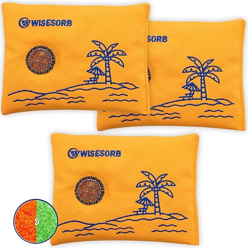 Paquetes desecantes recargables de 7.05 oz x 3 unidades para almacenamiento, bolsas deshumidificadoras reutilizables que indican el color de gel de