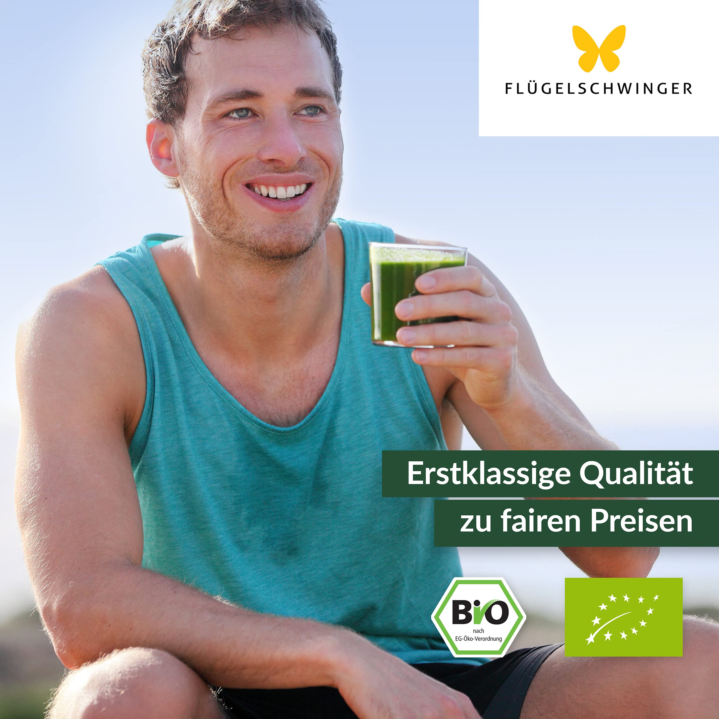 1kg BIO Spirulina Presslinge, 4000 Tabletten 'a 250mg, 100% natürlich, nach EU-ÖKO-Standard kultiviert und hergestellt, Rohkostqualität, ohne Zusätze (1000g)