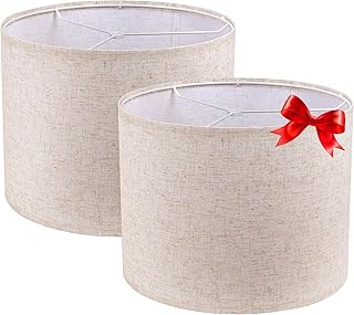 14 Living Room Lighting Ideas for Better Ambience and Style 120 Lamp Shades Set of 2, Beige Linen Lampshade, 13