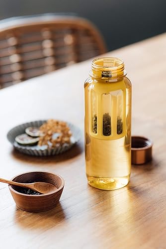 Miniatura 3 de WEMUG Máquina portátil de preparación en frío, 22 oz, diseño moderno y simple, a prueba de fugas, ultraligera, sin BPA, plástico duradero, cobre