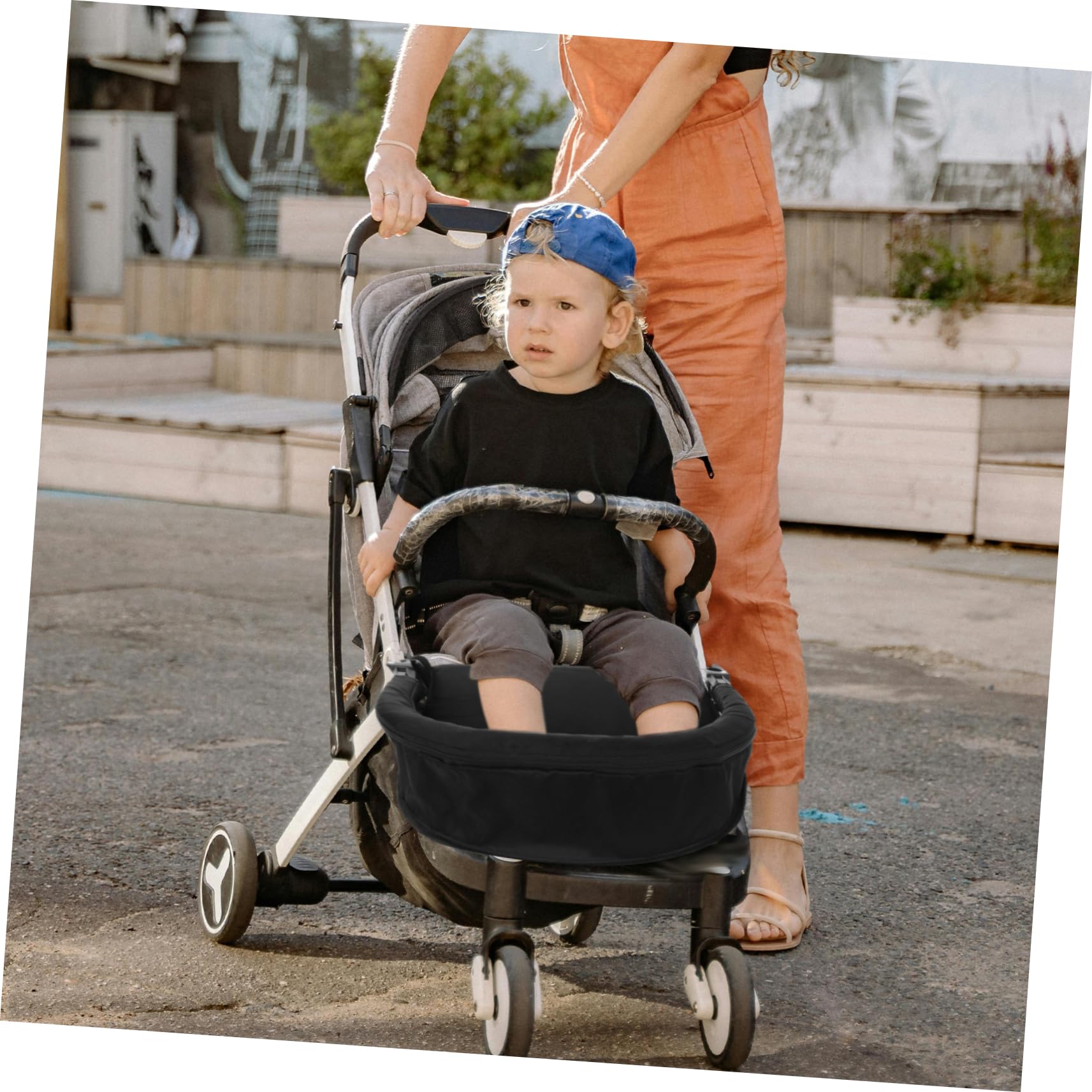 TOYANDONA Poggiagambe Per Passeggino Bracciolo Per Passeggino Estensione Regolabile Per Poggiapiedi Vassoio Per Snack Accessori Per Passeggini