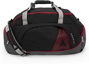 STRABO Columbia Travel Duffel Bag - 45 Litre Black Color Water Resistant Luggage Bag Unisex