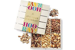 Vday Basket for Him: Gourmet Birthday Food Gift Basket