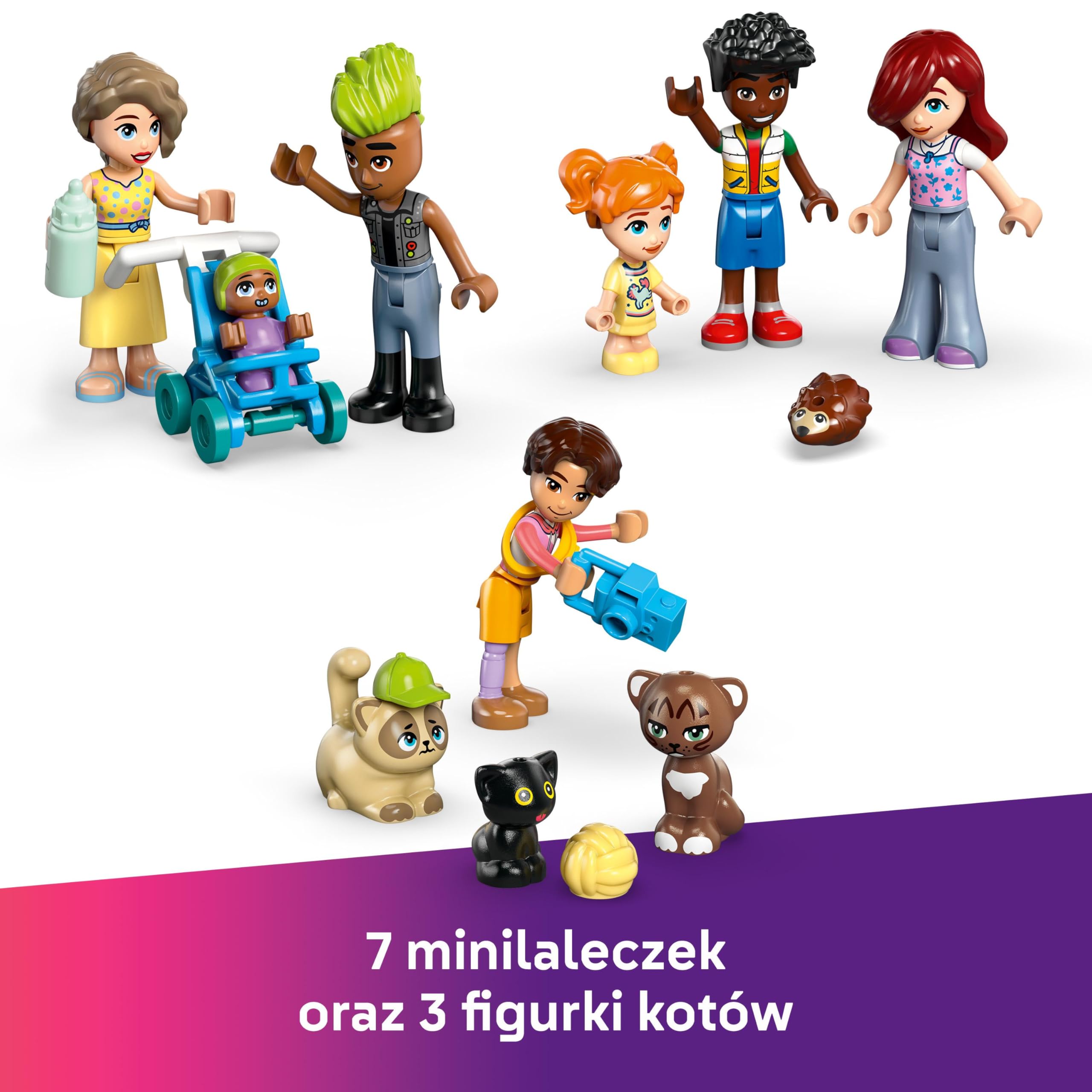 LEGO Friends Mieszkania i sklepy w mieście Heartlake 42670 | Miejska scenka, rozbudowany zestaw kreatywny, prezent dla nastolatka 12+, 2040 elementów