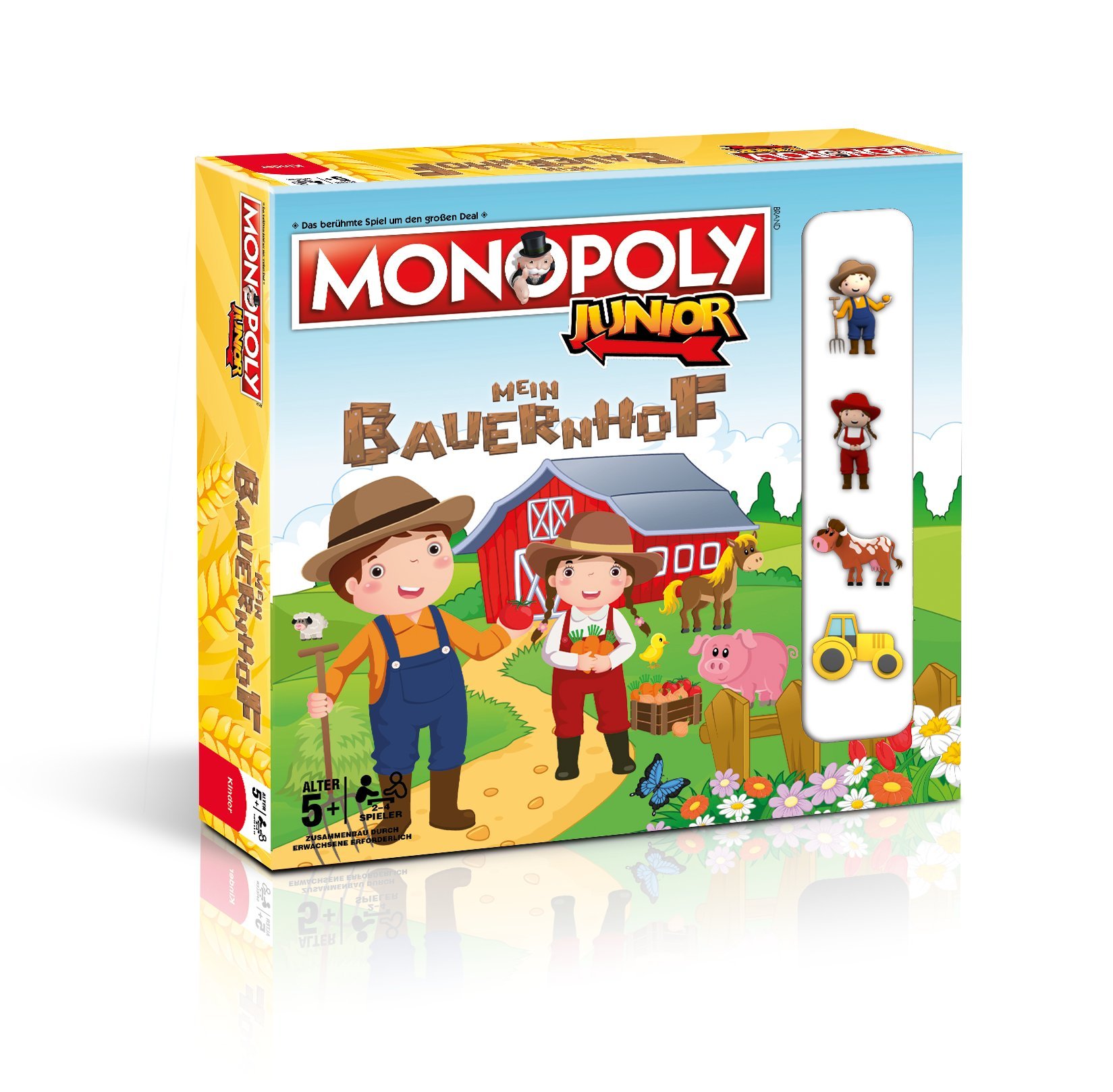 Winning Moves - Monopoly Junior - My Farm - Farm Game - Age 5+ - German