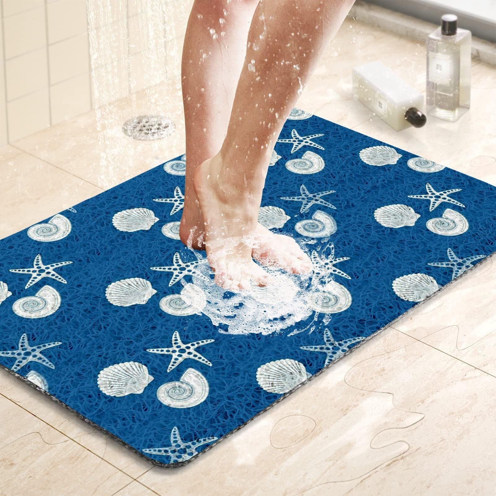 Rutschfeste Duschmatte Weich & Komfortabel Antirutschmatte für Badewanne,