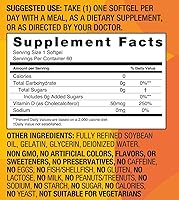 Vista 5 de Basic Brands Happy Sunshine Vitamina D3 2000 UI (50 mcg) – Apoyo óseo, inmunológico y muscular – Sin gluten, sin OMG – 60 cápsulas blandas