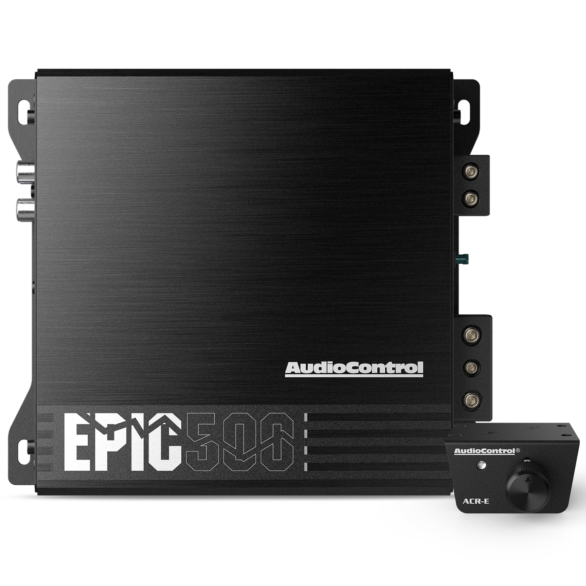 AudioControl EPIC500 Monoblock Amplifier Car Audio 500W RMS, Compact Class D Subwoofer Amplifier, Low Pass & Subsonic Filter, Epic Boost Bass