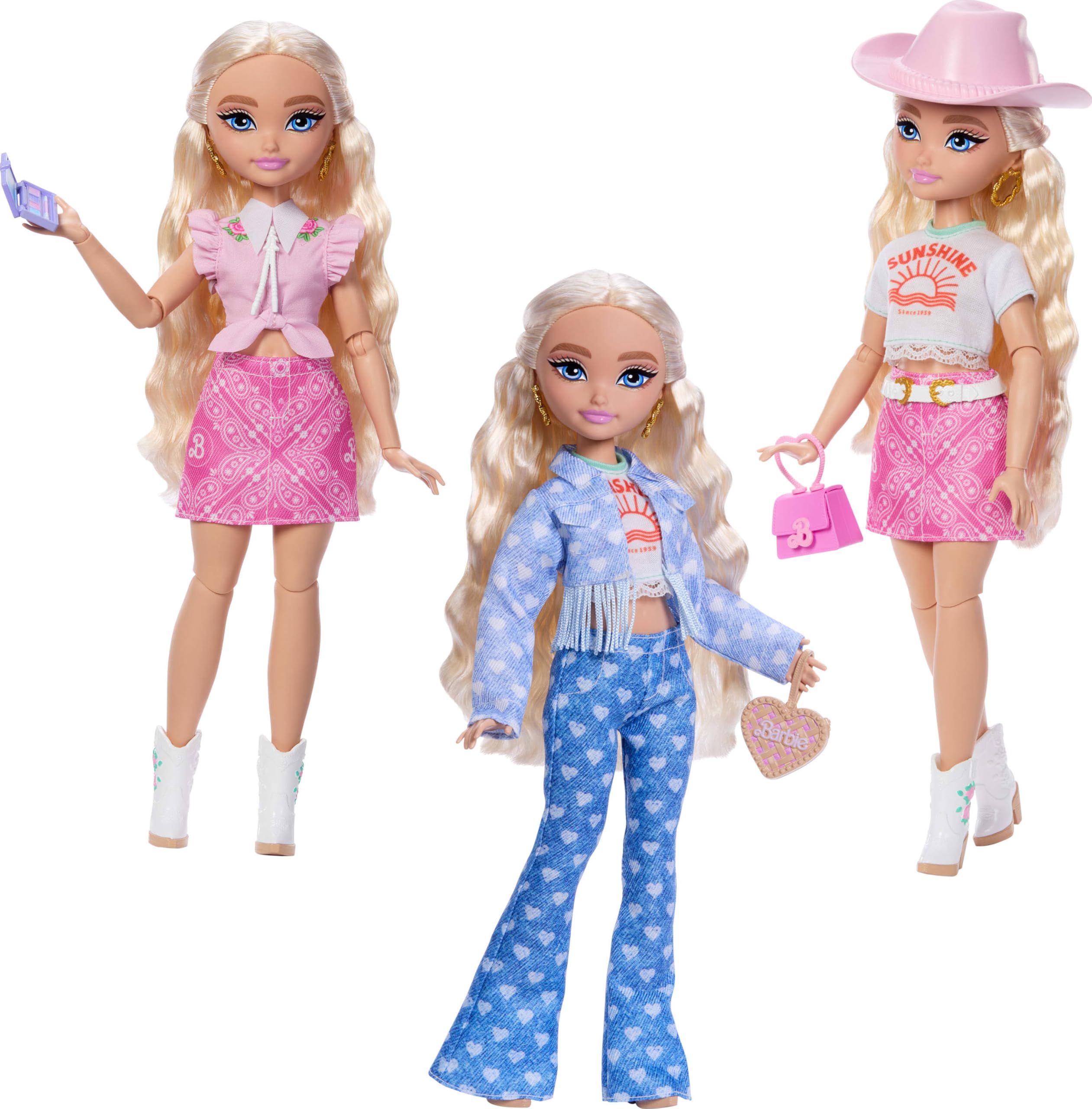 Amazon.com: Barbie Dream Besties Festival Looks Set, Including