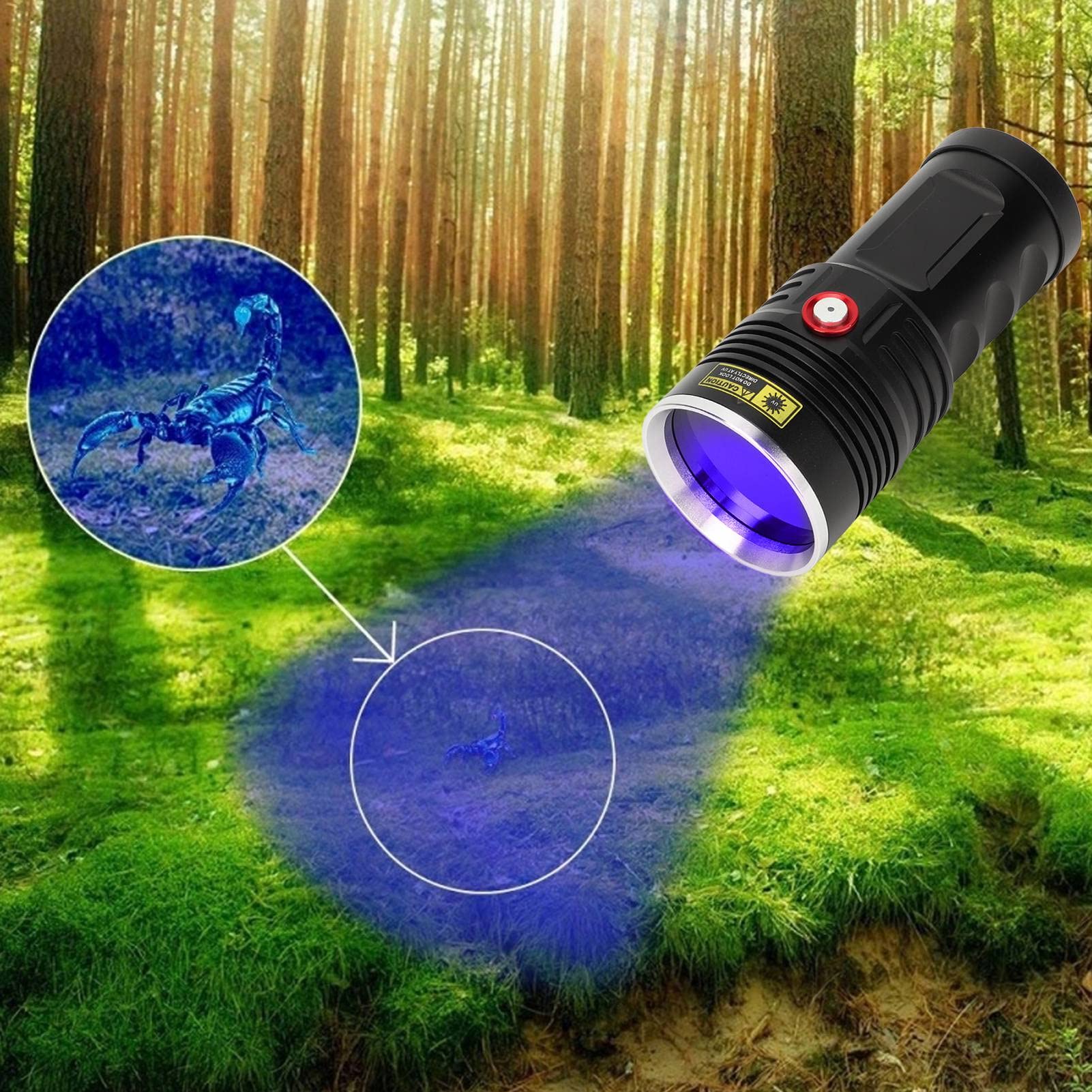 Amazon.co.jp: ブラックライト UVライト 365nm UV懐中電灯