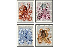 Vintage Octopus Wall Decor: Undersea Beauty for Your Home